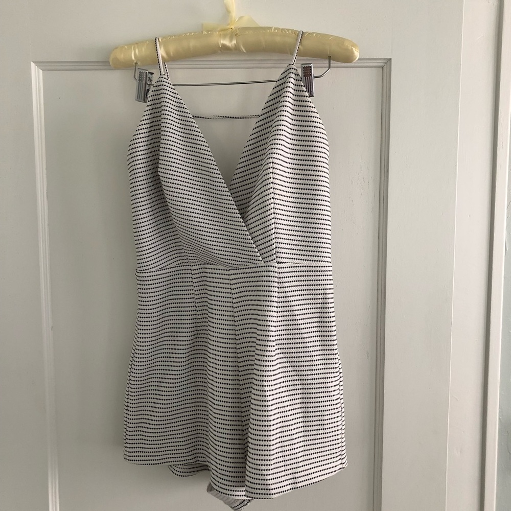 Striped romper